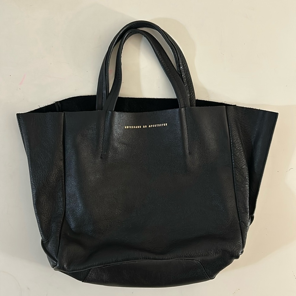 Ampersand as Apostrophe Tote bag black